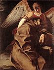 Orazio Gentleschi St Francis Supported by an Angel painting
